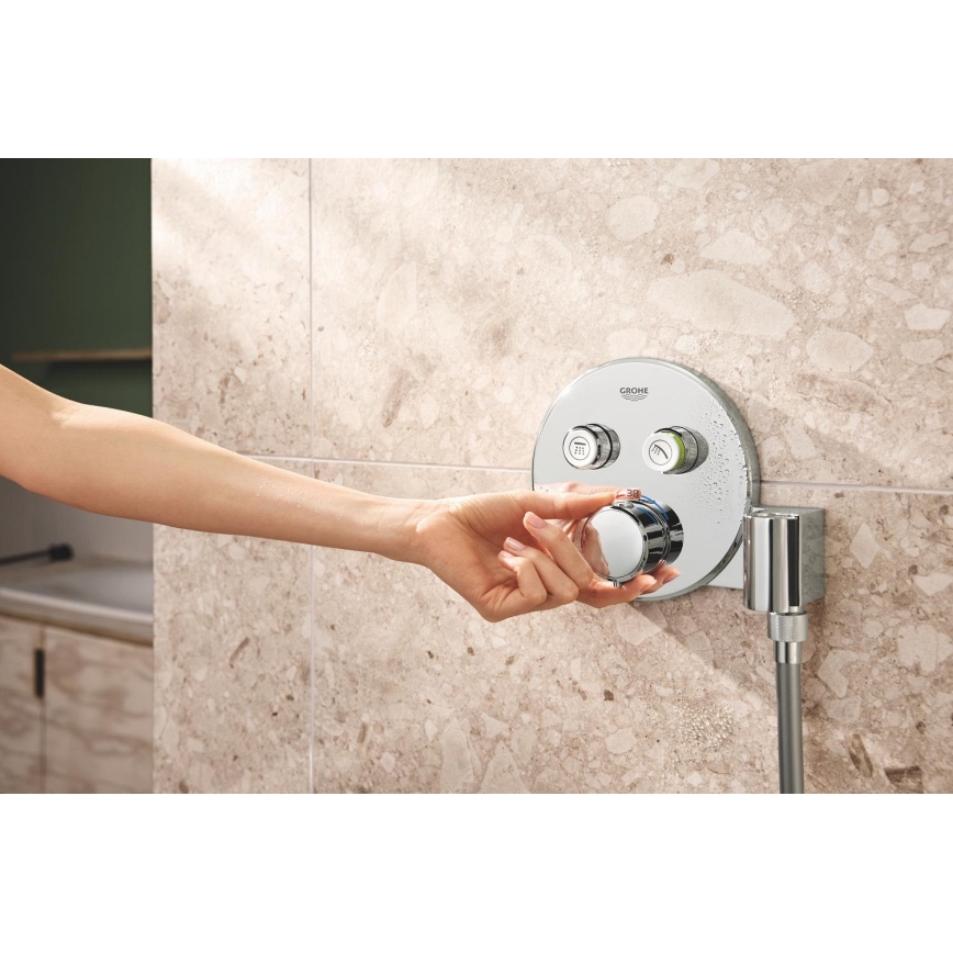 GROHE 34877000 - Brusesystem VITALIO RAIN MONO 310 blank krom