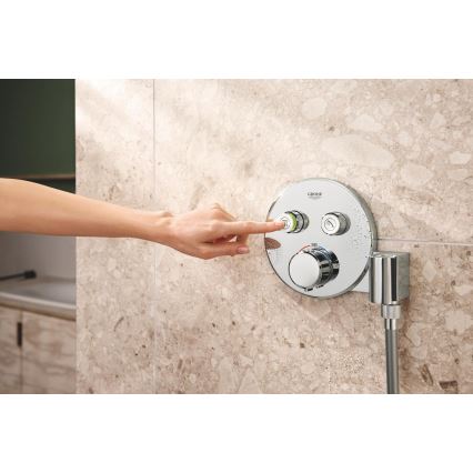 GROHE 34877000 - Brusesystem VITALIO RAIN MONO 310 blank krom