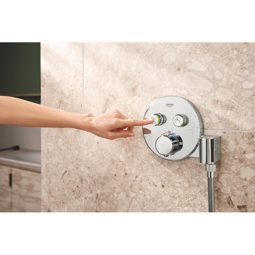 GROHE 34877000 - Brusesystem VITALIO RAIN MONO 310 blank krom