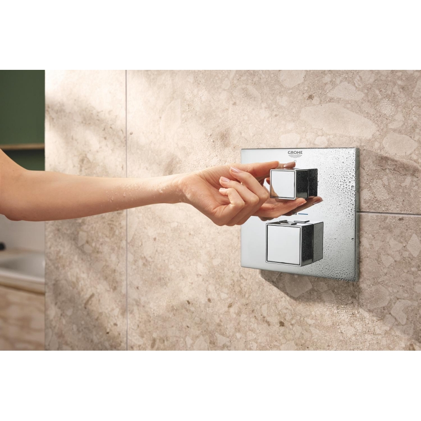 GROHE 34879000 - Indbygget brusesystem PRECISION CUBE 310 × 310 mm krom