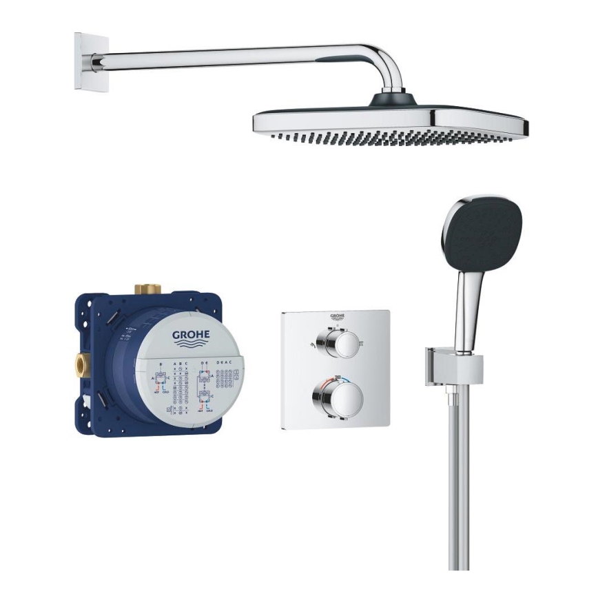 GROHE 34882000 - Brusesystem PRECISION VITALIO COMFORT 250 i blank krom