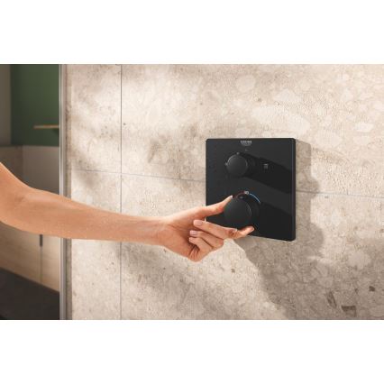 GROHE 348822430 - Brusesæt PRECISION 250 × 250 mm sort