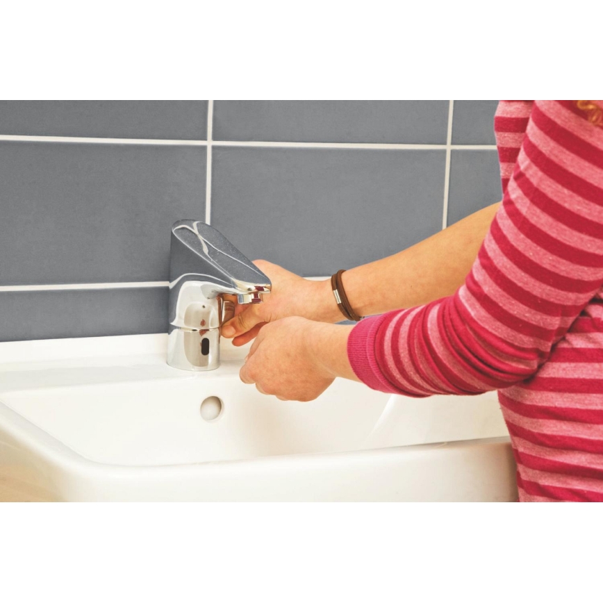 GROHE 36207001 - Elektronisk håndvaskarmatur EUROPLUS E DN 15 poleret krom