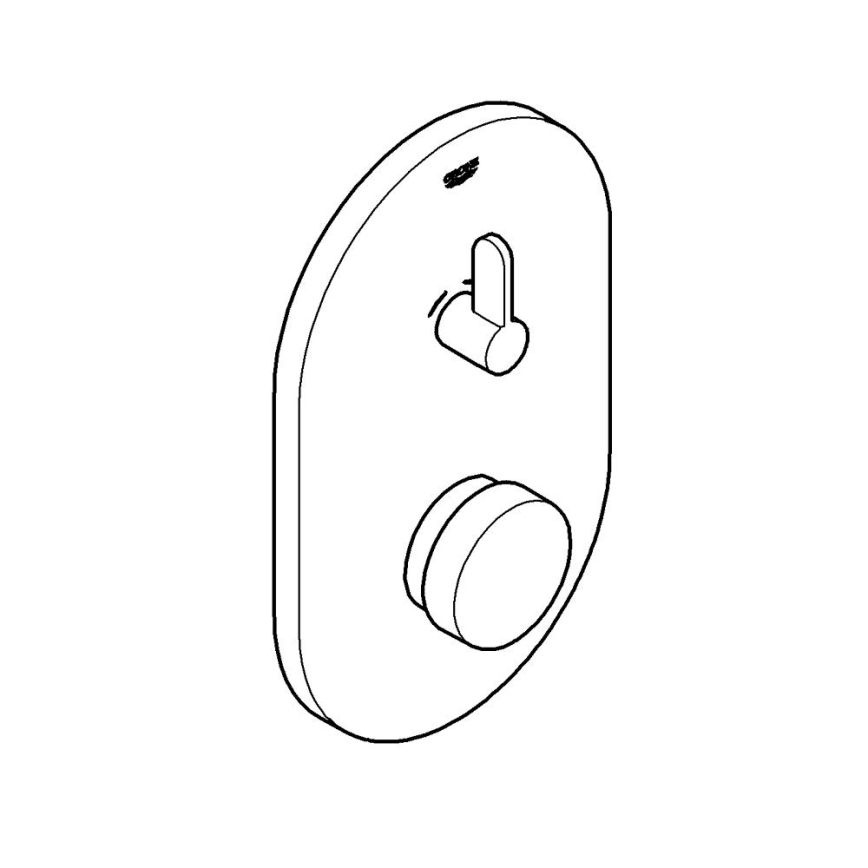 GROHE 36321000 - Selvlukkende brusearmatur EUROSMART COSMOPOLITAN T krom
