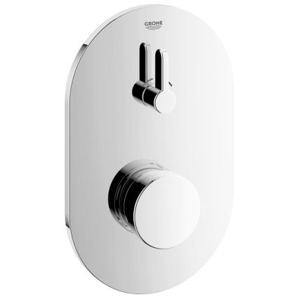GROHE 36321000 - Selvlukkende brusebatteri EUROSMART COSMOPOLITAN T, forkromet