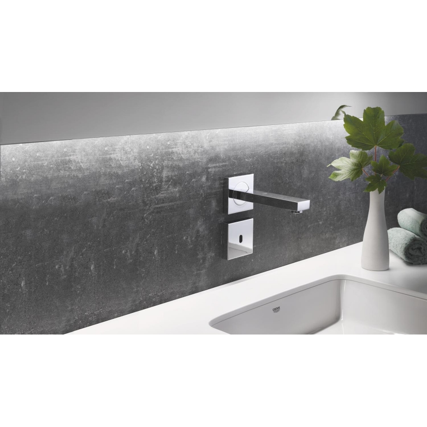 GROHE 36442000 - Infrarød elektronisk armatur EUROCUBE E blank krom