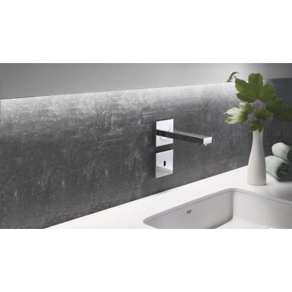 GROHE 36442000 - Infrarødt elektronisk armatur EUROCUBE E, blank krom