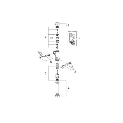 GROHE 37139000 - Automatisk skylleventil DAL 34” blank krom
