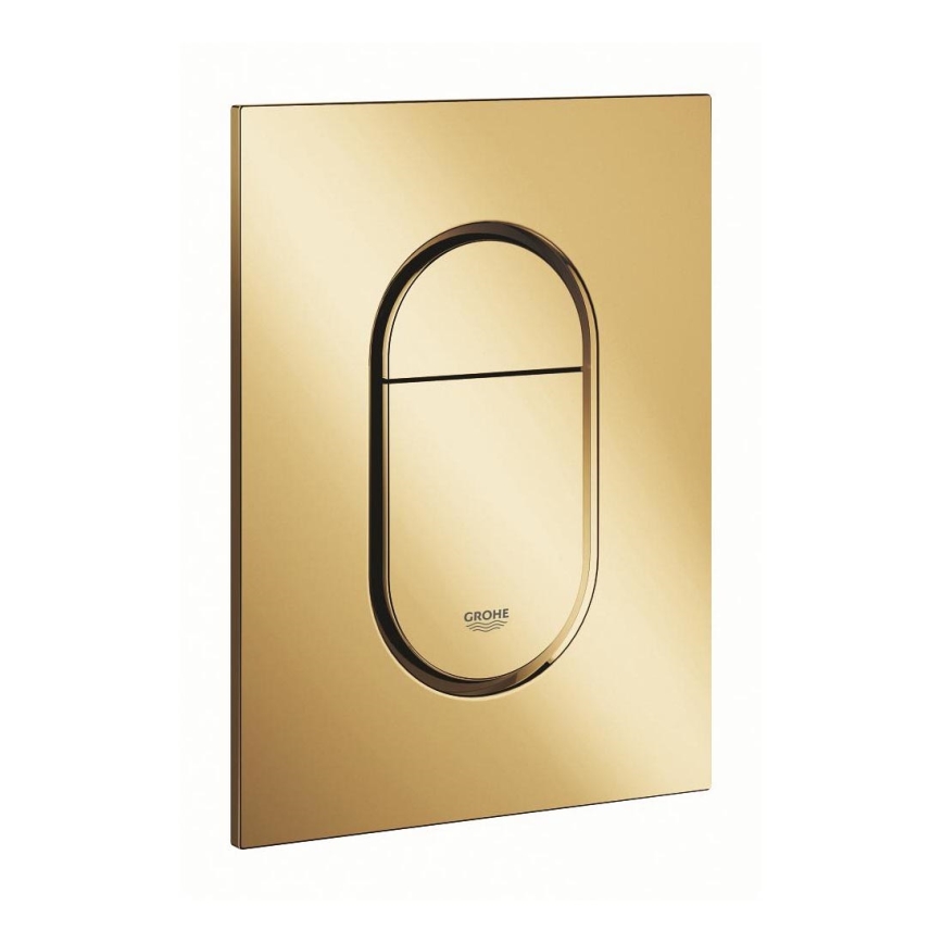 GROHE 37624GL0 - Betjeningsplade ARENA COSMOPOLITAN S 130 × 172 mm guld