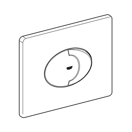 GROHE 38506SH0 - Skylleplade SKATE AIR 156 × 197 mm hvid