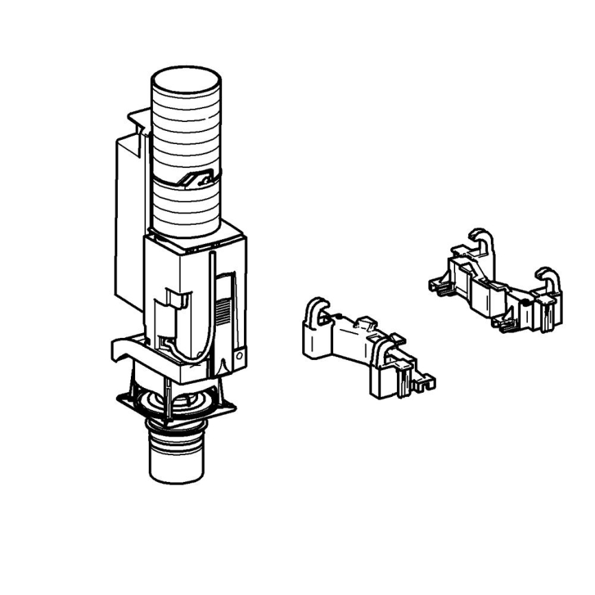 GROHE 38736000 - Ombygningssæt til dobbeltskyl GD 2