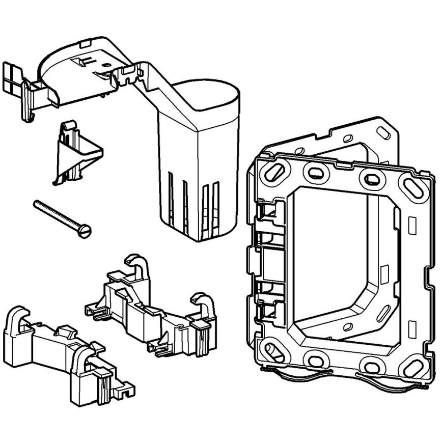 GROHE 38796000 - Ombygningssæt FRESH 156 × 197 mm blank krom