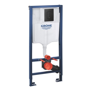 GROHE 38811KF0 - 3-i-1 WC-sæt SOLIDO 1,13 m sort