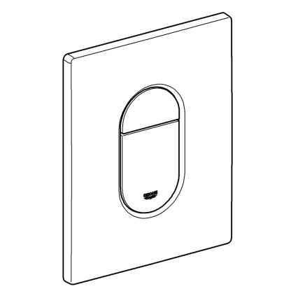 GROHE 38844000 - Skylleknap ARENA COSMOPOLITAN 156 × 197 mm krom