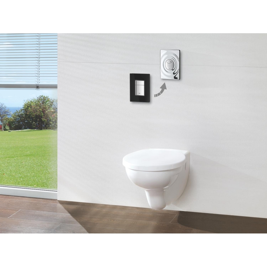 GROHE 38861000 - Betjeningsplade SURF 156 × 197 mm poleret krom