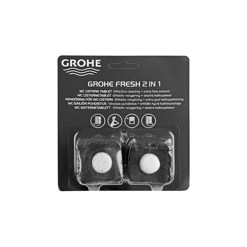 GROHE 38882000 - WC-tabletter FRESH gelskum/hvid