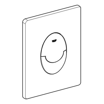 GROHE 38964KF0 - Trykplade START 156 × 197 mm phantom sort