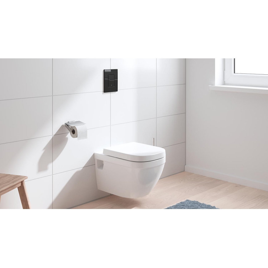 GROHE 38966KV0 - Betjeningsplade EVEN 156 × 197 mm sort