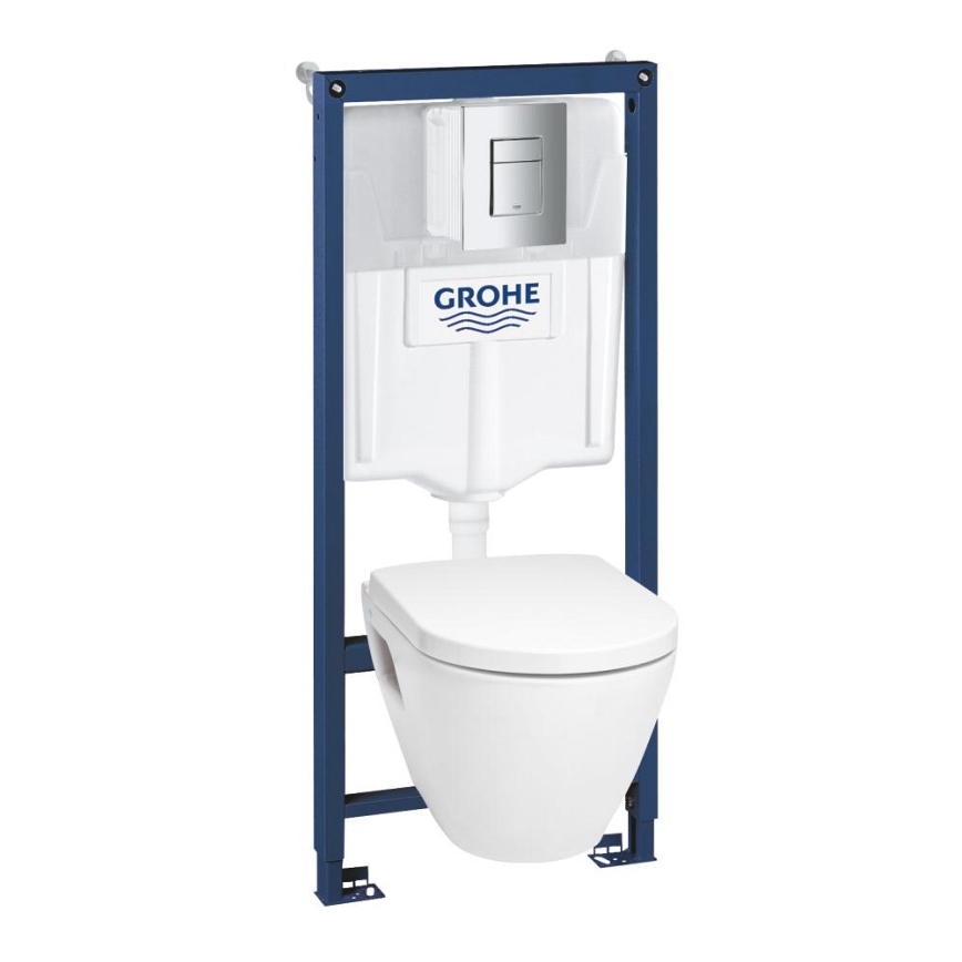 GROHE 39186000 - Indbygningssæt SOLIDO 1,13 m hvid