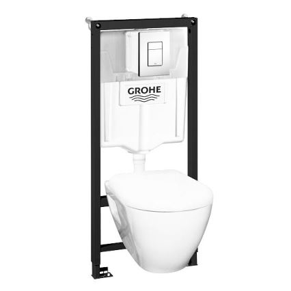 GROHE 39186000 - Indbygningssæt SOLIDO 1,13 m hvid