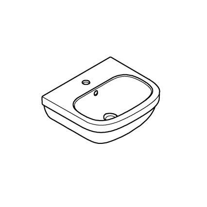 GROHE 39324000 - Håndvask EURO CERAMIC 450 × 400 mm keramik/hvid
