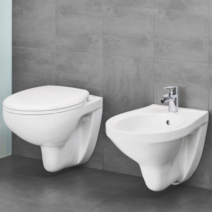 GROHE 39351000 - Væghængt toilet BAU CERAMIC 53,1 × 36,8 × 36,3 cm keramik/hvid