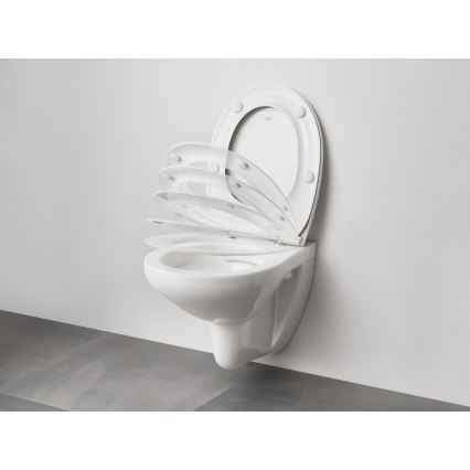 GROHE 39427000 - Vægophængt toilet BAU CERAMIC 368 x 531 mm keramik/hvid