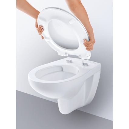 GROHE 39427000 - Vægophængt toilet BAU CERAMIC 368 x 531 mm keramik/hvid