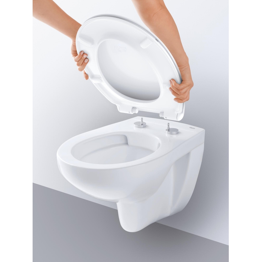 GROHE 39427000 - Vægophængt toilet BAU CERAMIC 368 x 531 mm keramik/hvid