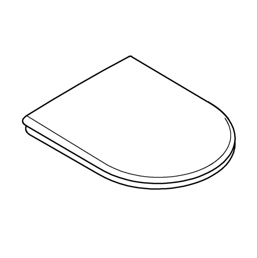 GROHE 39577001 - Toiletsæde ESSENCE i duro-hvid