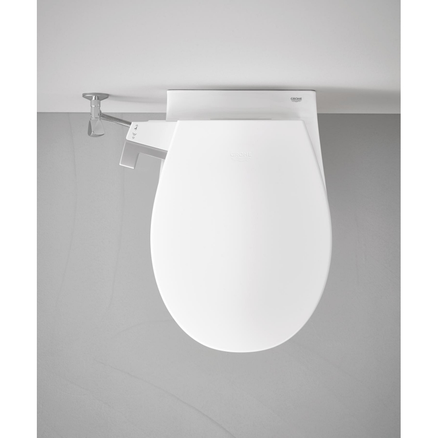 GROHE 39648SH0 - Manuelt bidetsæde BAU CERAMIC, duro-hvid