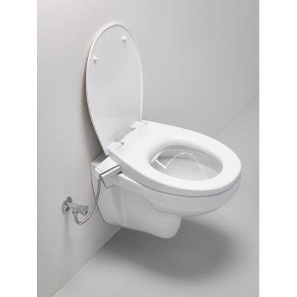 GROHE 39648SH0 - Manuelt bidetsæde BAU CERAMIC, duro-hvid