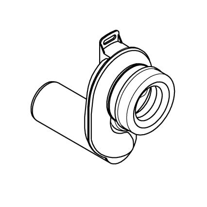 GROHE 39732000 - Urinalsifon BAU CERAMIC O 50 mm hvid