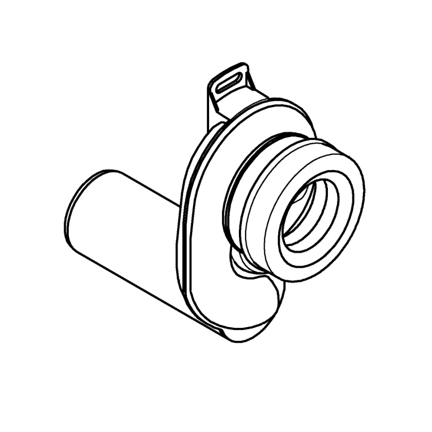 GROHE 39732000 - Urinalsifon BAU CERAMIC O 50 mm hvid