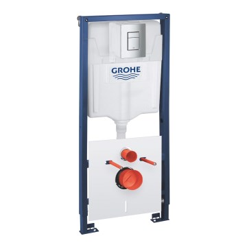 GROHE 39930000 - 4-i-1-sæt til WC SOLIDO 1,13 m blank krom