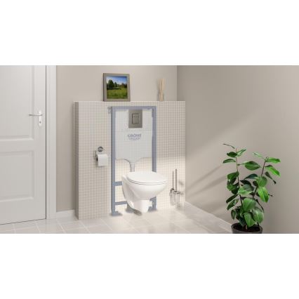 GROHE 39930000 - 4-i-1-sæt til WC SOLIDO 1,13 m blank krom