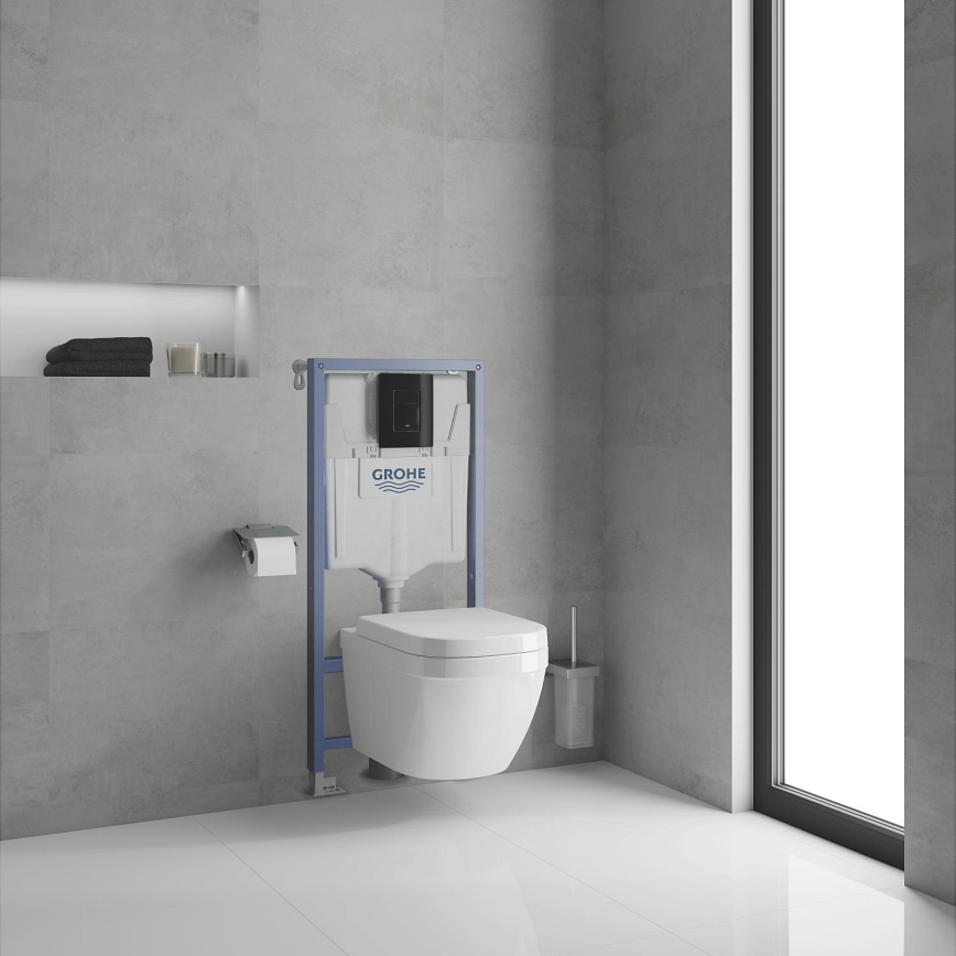GROHE 39941000 - WC-sæt SOLIDO 1,13 m blank krom