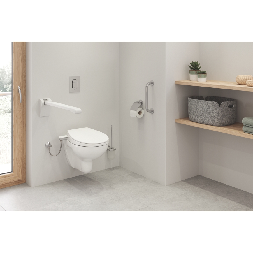 GROHE 40374001 - ESSENTIALS toiletbørstesæt 12,1 x 39,8 cm krom