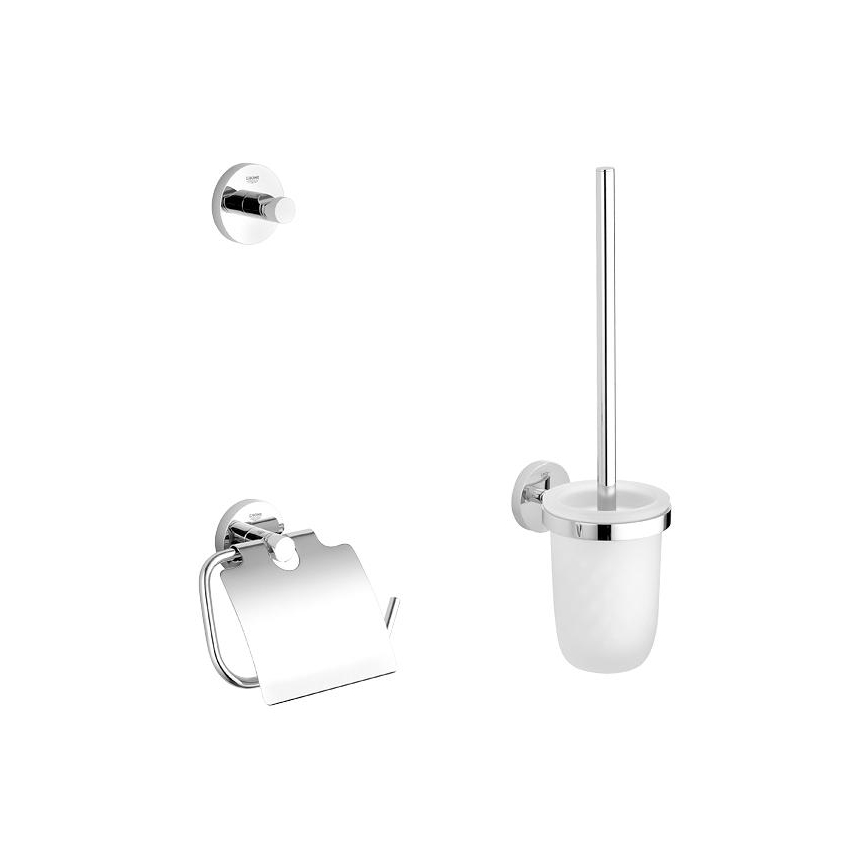 GROHE 40407001 - ESSENTIALS tilbehørssæt i blank krom