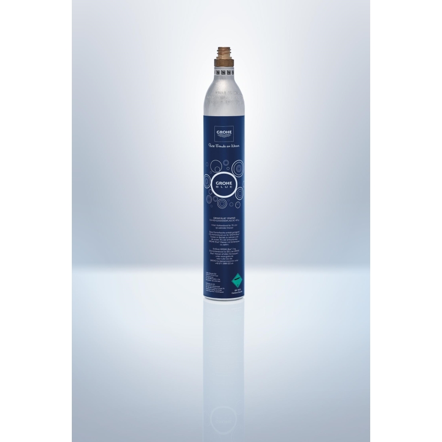 GROHE 40422000 - Kulsyreflaske til GROHE BLUE, 425 g CO2 (4 stk.) rustfrit stål