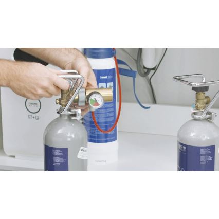 GROHE 40423000 - Startpakke med CO2-trykflaske til GROHE Blue, 2 kg
