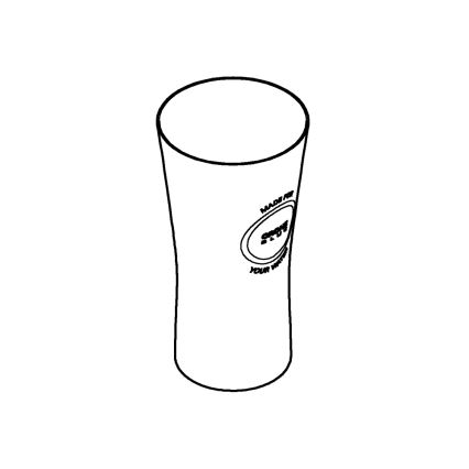 GROHE 40437000 - Sæt med 6 glas BLUE 250 ml, krystal/klar