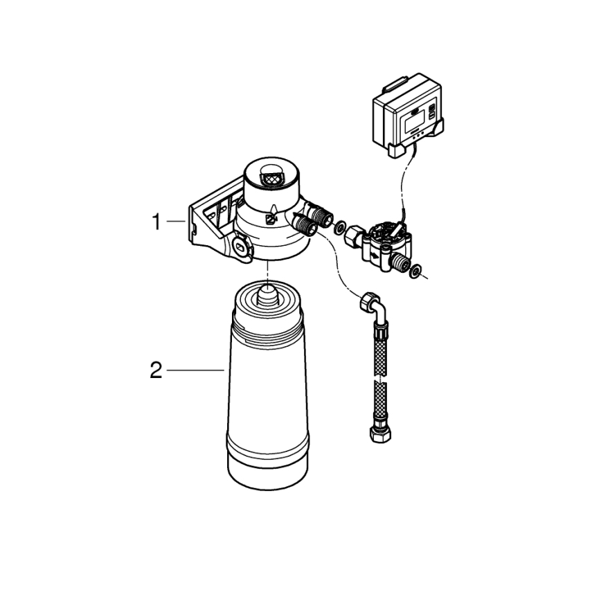 GROHE 40438001 - Startpakke med filter S til GROHE BLUE, poleret krom