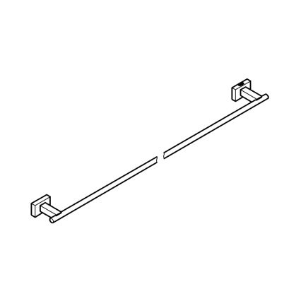 GROHE 40509001 - Håndklædeholder ESSENTIALS CUBE 600 mm, poleret krom