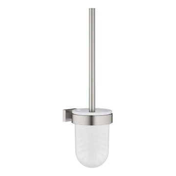 GROHE 40513DC1 - ESSENTIALS CUBE toiletbørstesæt i rustfrit stål