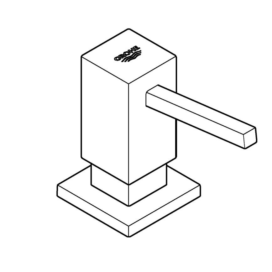 GROHE 40535GL0 - COSMOPOLITAN sæbedispenser 500 ml, guld