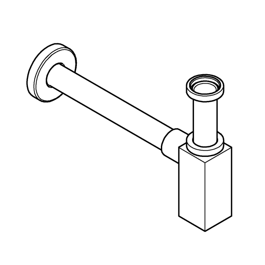 GROHE 40564A00 - Afløbssifon SIFONER grafit