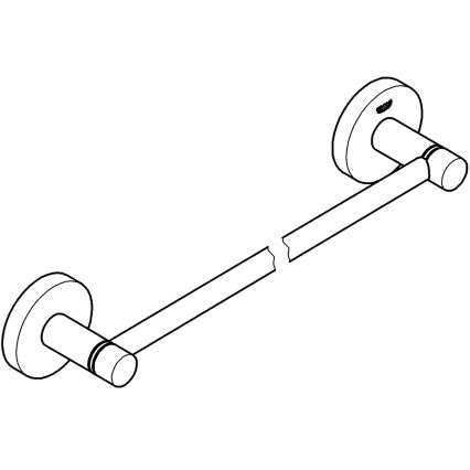 GROHE 40688001 - Håndklædeholder ESSENTIALS 504 mm, poleret krom