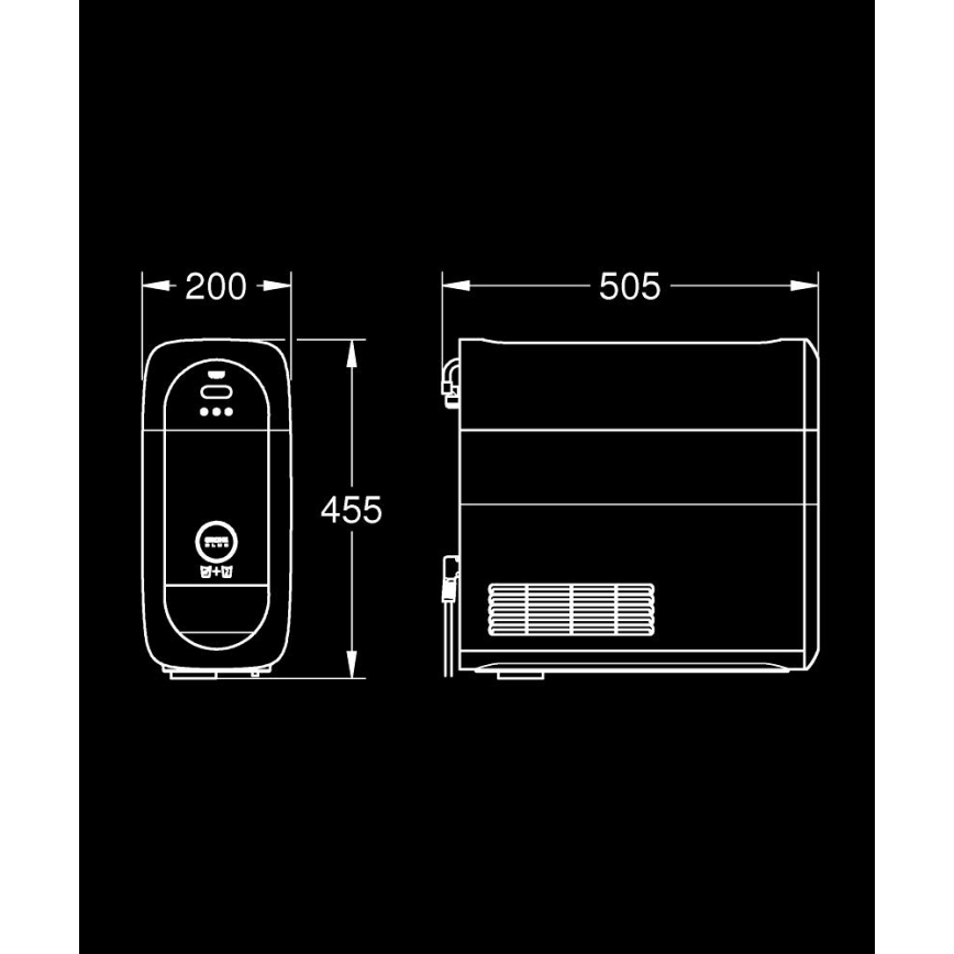 GROHE 40711001 - Køleenhed BLUE HOME hvid
