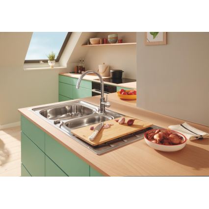 GROHE 40750HV0 - Skærebræt i træ 450 × 240 × 19 mm